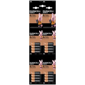 Duracell Batterier - AA/LR6 - 16-pak