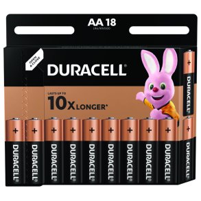 Duracell Batterier - AA/LR6 - 18-pak