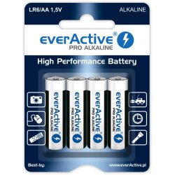 Batterier - EverActive - Alkaline - AA/LR6 - 4-pak