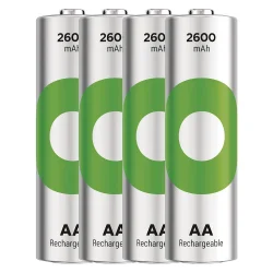 Batterier - Genopladelige - AA/R6 - 2600mAh - 4pak