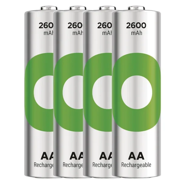 Batterier - Genopladelige - AA/R6 - 2600mAh - 4pak