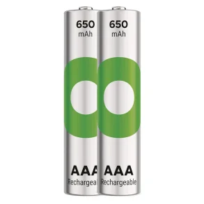 Batterier - Genopladelige - AAA/LR03 - 650mAh - 2pak
