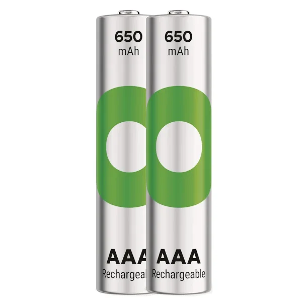 Batterier - Genopladelige - AAA/LR03 - 650mAh - 2pak