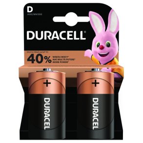 Duracell Alkaline - D/LR20 - Batteri - 2-pak