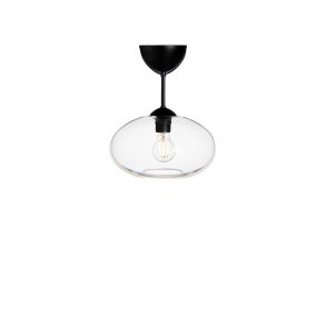 Bullo Plafond 27 - Sort - Klarglas - Belid