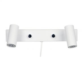 Cato Dobbelt LED Vglampe - Hvid - Belid