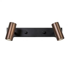 Cato Dobbelt LED Vglampe - Oxid - Belid