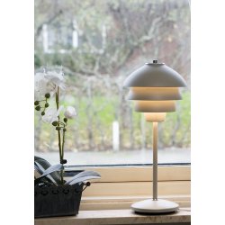 Valencia Bordlampe - Hvid - Belid