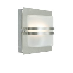 Bern Vglampe - LED - Rustfri Stl - Frostet Glas - Norlys