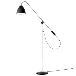 BL4 Gulvlampe - Krom/Sort - Bestlite - GUBI