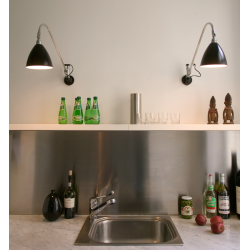 BL6 Vglampe - Krom/Sort - Bestlite - GUBI