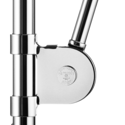 BL4 Gulvlampe - Krom/Hvid - Bestlite - GUBI