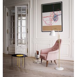 BL3M Gulvlampe - Messing/Hvid - Bestlite - GUBI