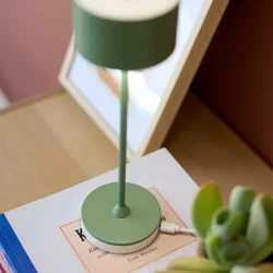 Bistro LED Bordlampe - Gr�n - Genopladelig - Nielsen Light