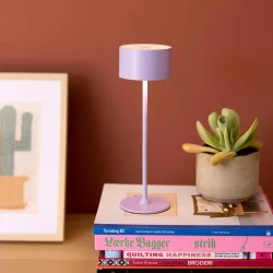 Bistro LED Bordlampe - Lilla - Genopladelig - Nielsen Light