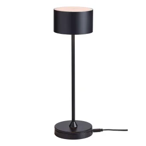 Bistro LED Bordlampe - Sort - Genopladelig - Nielsen Light