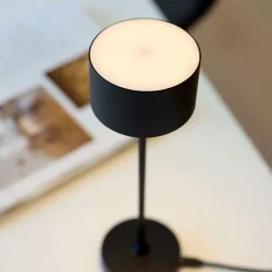 Bistro LED Bordlampe - Sort - Genopladelig - Nielsen Light