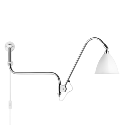 BL10 V�glampe - Krom/Hvid - Bestlite - GUBI