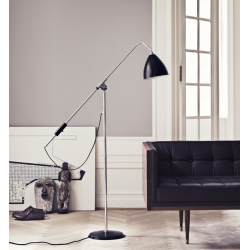 BL4 Gulvlampe - Krom/Sort - Bestlite - GUBI