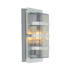 Boden Vglampe - Galvaniseret/Klar - Norlys