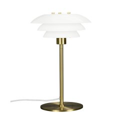 DL20 bordlampe - Opal - Messing - Dyberg Larsen