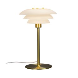 DL20 bordlampe - Opal - Messing - Dyberg Larsen