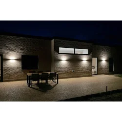 Brick Outdoor - Up/Down - Vglampe - Sort - Antidark