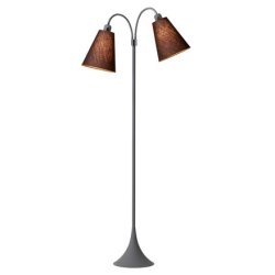 Fodg�nger Gulvlampe - Soft Gr�/Brun - Nielsen Light