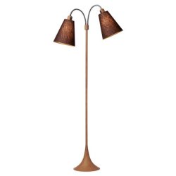 Fodg�nger Gulvlampe - Tr�look/Brun - Nielsen Light