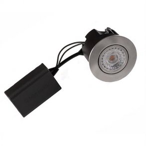 Diospot Opti rund Brstet Stl + Diolux R5d 927 400lm 38 - GN