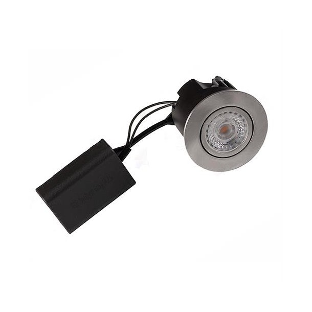 Diospot Opti rund Brstet Stl + Diolux R5d 927 400lm 38 - GN