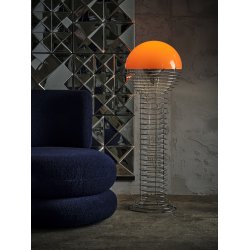Wire - Gulvlampe - Orange - Verpan