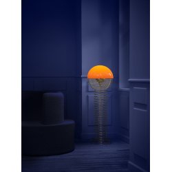 Wire - Gulvlampe - Orange - Verpan