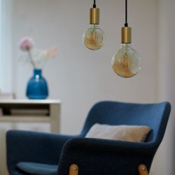 Wiz E27 LED Pre - 640lm - Filament Mega Globe - Justerbar Hvid - Wiz