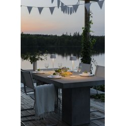 Capri Bordlampe - USB - 36cm - Sort - Konstsmide