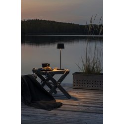 Capri Bordlampe - USB - 36cm - Sort - Konstsmide