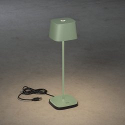Capri Bordlampe - USB - 36cm - Gr�n - Konstsmide