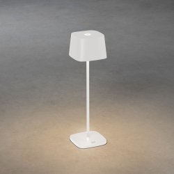 Capri Bordlampe - USB - 36cm - Hvid - Konstsmide