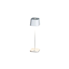 Capri Bordlampe - USB - 25cm - Hvid - Konstsmide