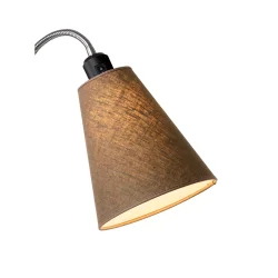 Lampeskrm Carolin - Kakaobrun - Nielsen Light