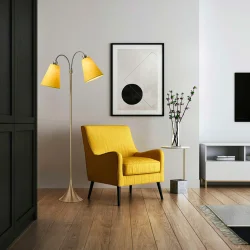 Lampeskrm Carolin - Sennepsgul - Nielsen Light