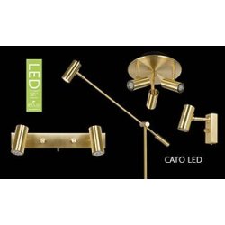 Cato LED Gulvlampe med Lysdmper - Messing - Belid