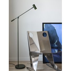 Cato LED Gulvlampe med Lysdmper - Forest Green - Belid