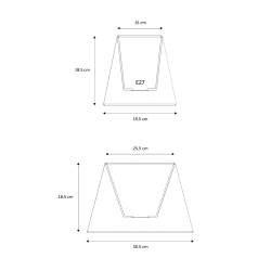 Jasmin Oval 18,5 - Hvid - Nielsen Light