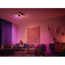 Centris 3 - Kryds - Loftslampe - Sort - Philips Hue