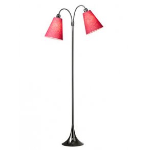 Fodgnger Gulvlampe - Sort Forkromet - Cerice - Nielsen Light