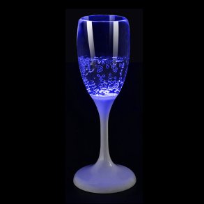 Champagneglas - LED - Bl - Unison