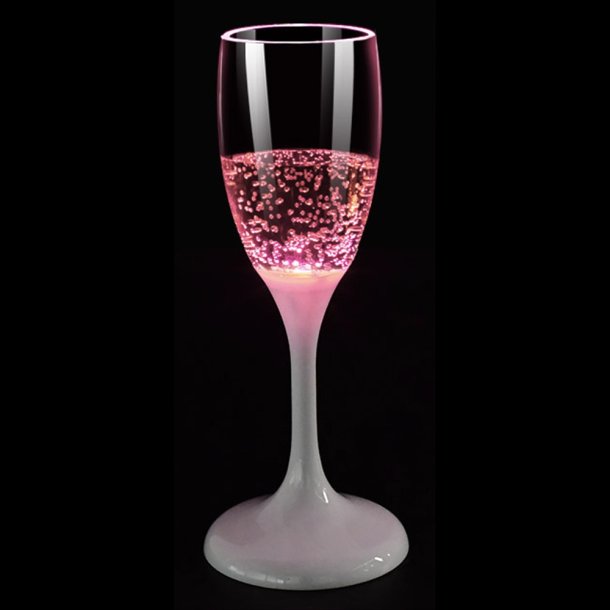 Champagneglas - LED - Pink - Unison