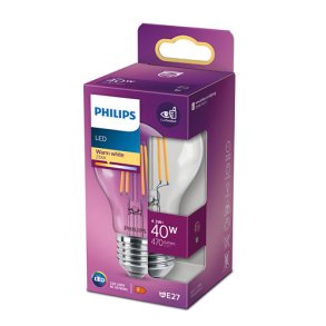 LED Pre - Classic 4,3W (40W) - Klar - Philips 
