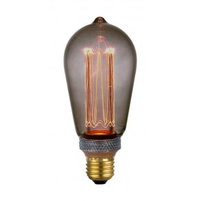 Colors Dim LED Drop Smoke E27 - 5W - Halo Design